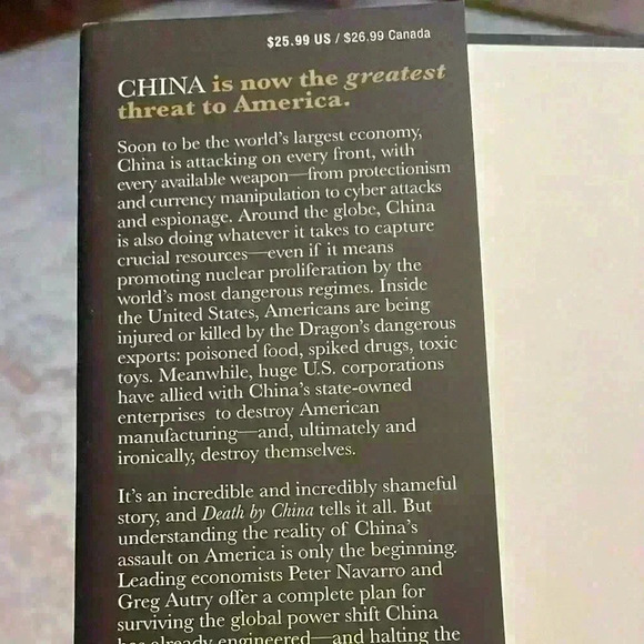 Hard Cover ‘Death by China’ Excellent Used Condition - Picture 3 of 6